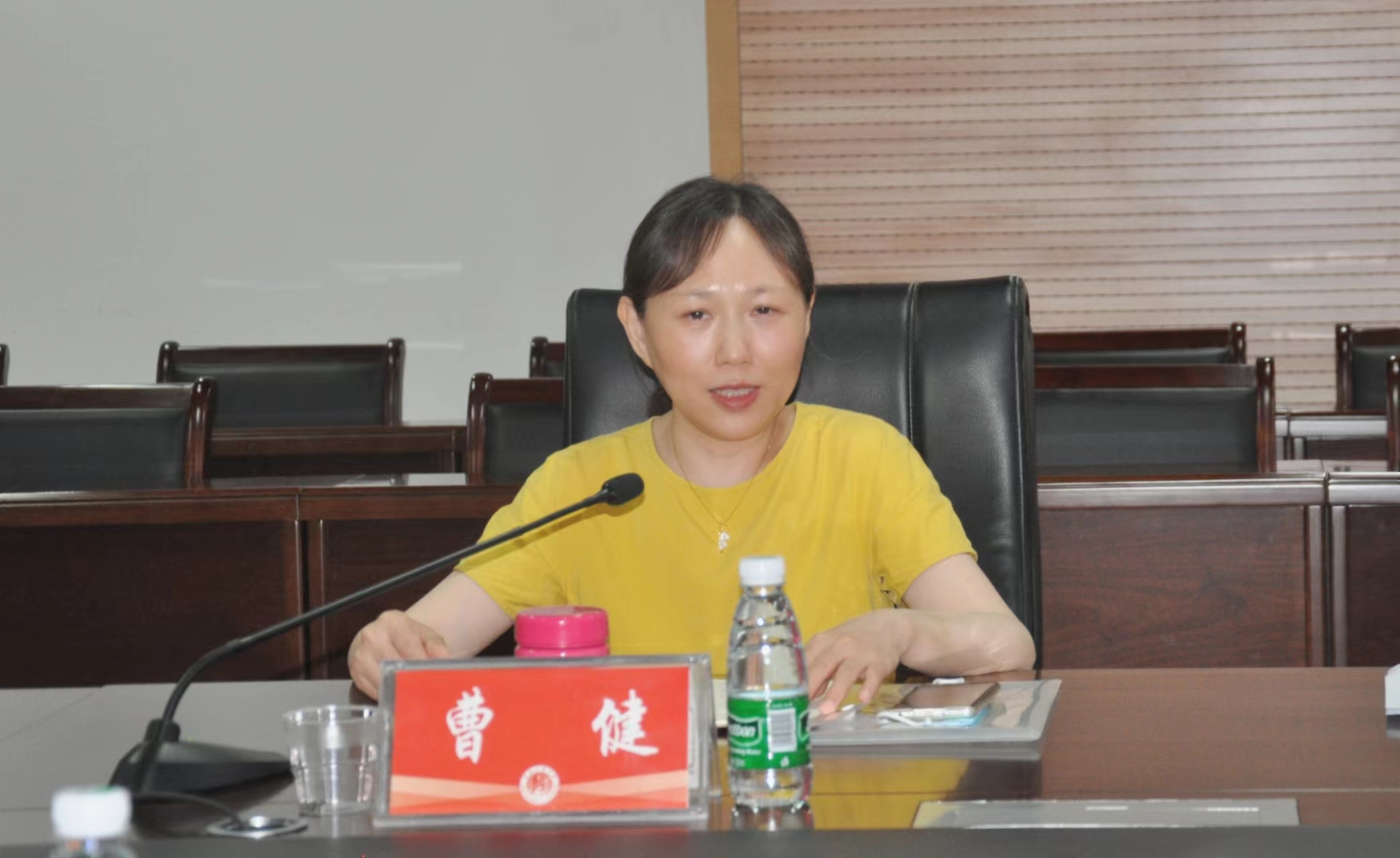 曹健作总结讲话.